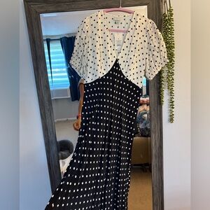 polkadot dress - size medium